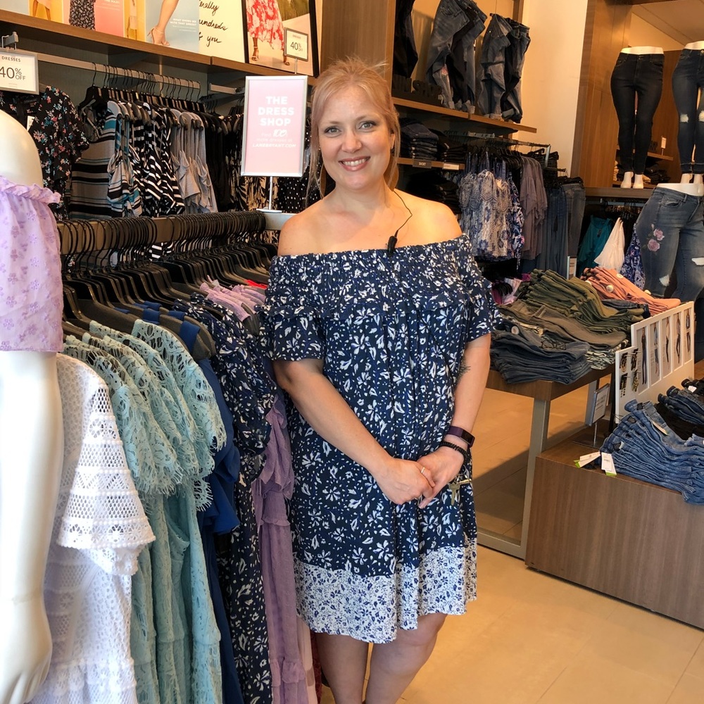 Lane Bryant off the shoulder dress 14/16